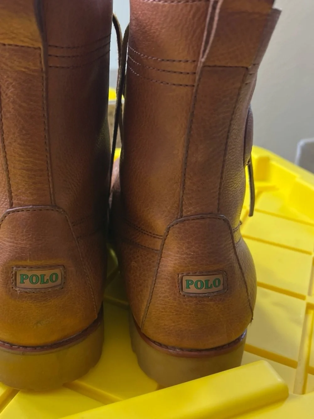 Polo Ralph Lauren rugged leather